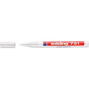 EDDING Lackmarker 751, 1-2 mm, weiß, 1 Stück
