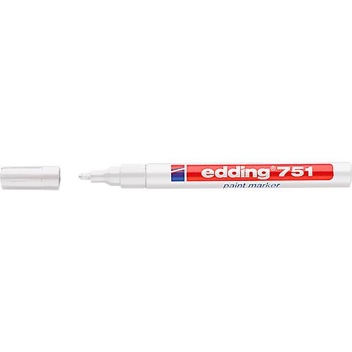 EDDING Lackmarker 751, 1-2 mm, weiß, 1 Stück