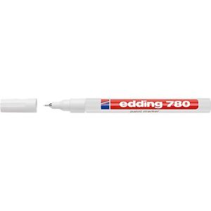 EDDING Lackmarker 780, 0,8 mm, weiß, 10 Stück