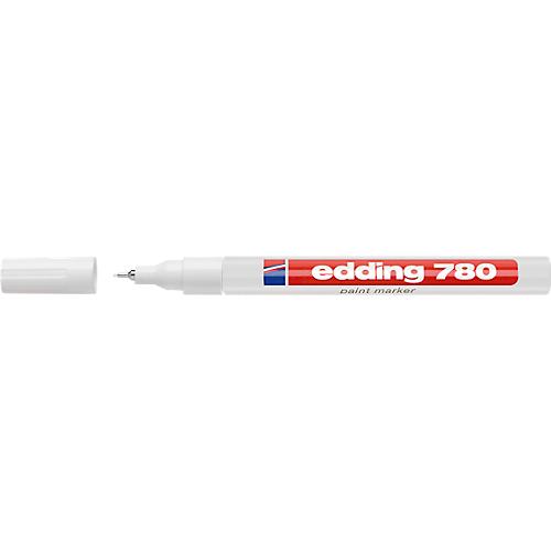 EDDING Lackmarker 780, 0,8 mm, weiß, 10 Stück