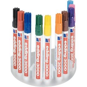 EDDING Systembox Permanent-Marker 3000, inkl. 10 Marker, farbig sortiert EDDING Systembox Permanent-Marker 3000, inkl. 10 Marker, farbig sortiert