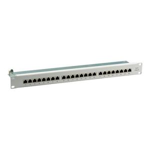 EFB-Elektronik – Patch Panel – CAT 6e – SSTP – RJ-45 X 24 – Grau, RAL 7035 EFB-Elektronik – Patch Panel – CAT 6e – SSTP – RJ-45 X 24 – Grau, RAL 7035