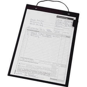 EICHNER Auftragstasche Basic, Klettverschluss, DIN A4, schwarz, 10 Stück EICHNER Auftragstasche Basic, Klettverschluss, DIN A4, schwarz, 10 Stück