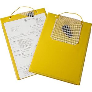 EICHNER Auftragstasche Edge, für DIN A4 Dokumente, Schlüsselfach, B 230 x T 5 x H 330 mm, 10 Stück, gelb EICHNER Auftragstasche Edge, für DIN A4 Dokumente, Schlüsselfach, B 230 x T 5 x H 330 mm, 10 Stück, gelb