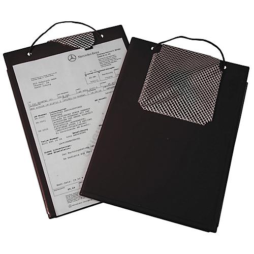 EICHNER Auftragstasche Edge, für DIN A4 Dokumente, Schlüsselfach, B 230 x T 5 x H 330 mm, 10 Stück, schwarz