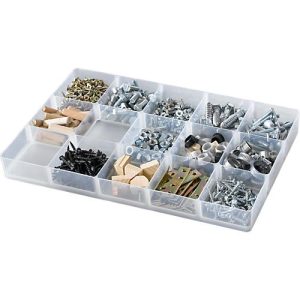 Einsatz, Unterteilung 3 x 5, für Kunststoff-Box 4,9 l Einsatz, Unterteilung 3 x 5, für Kunststoff-Box 4,9 l