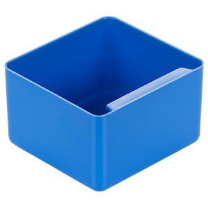 Einsatzkasten, Polystyrol, L 90 x B 96 x H 60 mm, blau Einsatzkasten, Polystyrol, L 90 x B 96 x H 60 mm, blau