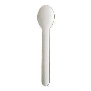 Einweg Besteck Papstar Pure, Löffel, L 155 mm, biologisch abbaubar, aus FSC®-zertifiziertem Papier, weiß, 100 Stück Einweg Besteck Papstar Pure, Löffel, L 155 mm, biologisch abbaubar, aus FSC®-zertifiziertem Papier, weiß, 100 Stück