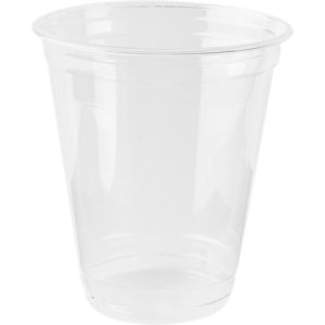 Einweg-Trinkbecher, nur für Kaltgetränke, umweltfreundliches PLA, Volumen 300 ml, H 106,8 x ø 95 mm, 70 Stück, glasklar Einweg-Trinkbecher, nur für Kaltgetränke, umweltfreundliches PLA, Volumen 300 ml, H 106,8 x ø 95 mm, 70 Stück, glasklar