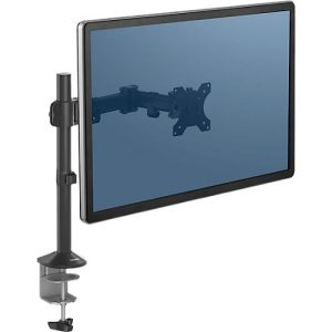Einzel-Monitorarm Fellowes Reflex, bis 32′ Breite, VESA, 360° Drehung, 180° Schwenkung, 45° Neigung, höhenverstellbar, schwarz Einzel-Monitorarm Fellowes Reflex, bis 32′ Breite, VESA, 360° Drehung, 180° Schwenkung, 45° Neigung, höhenverstellbar, schwarz