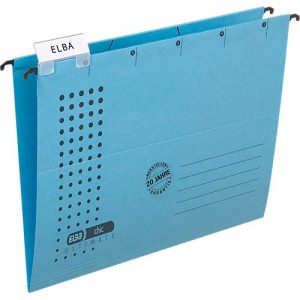 ELBA chic® ULTIMATE Hängemappen, für Formate bis DIN A4, seitlich offen, blau ELBA chic® ULTIMATE Hängemappen, für Formate bis DIN A4, seitlich offen, blau
