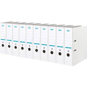 ELBA Ordner smart, DIN A4, Rückenbreite 80 mm, 10 Stück, weiß ELBA Ordner smart, DIN A4, Rückenbreite 80 mm, 10 Stück, weiß