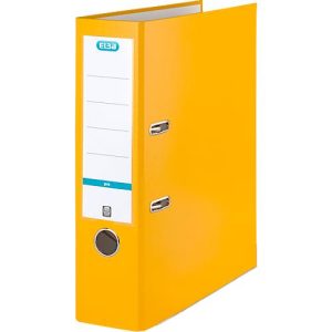 ELBA Ordner smart, DIN A4, Rückenbreite 80 mm, gelb ELBA Ordner smart, DIN A4, Rückenbreite 80 mm, gelb