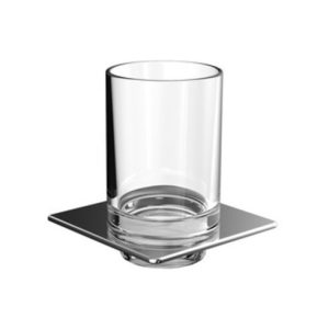 EMCO Glashalter ART Kristallglas, klar chrom EMCO Glashalter ART Kristallglas, klar chrom