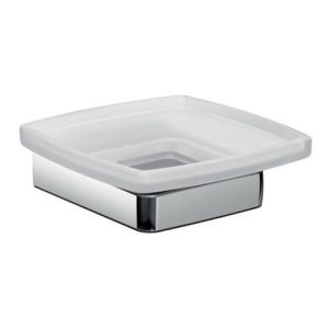 EMCO Seifenhalter TREND Kristallglas satiniert, Wandmodell chrom EMCO Seifenhalter TREND Kristallglas satiniert, Wandmodell chrom