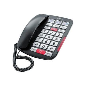 Emporia AMPLI40 – Telefon mit Schnur – Schwarz Emporia AMPLI40 – Telefon mit Schnur – Schwarz