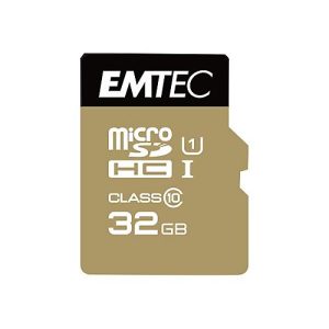 EMTEC Gold+ – Flash-Speicherkarte (SD-Adapter inbegriffen) – 32 GB – Class 10 – microSD – Gold EMTEC Gold+ – Flash-Speicherkarte (SD-Adapter inbegriffen) – 32 GB – Class 10 – microSD – Gold