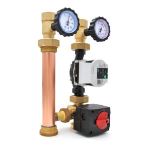 EnTEC Pumpengruppe ECO 2 DN32 MK, mit Pumpe WILO Para 30-180/7-50 mit Stellantrieb