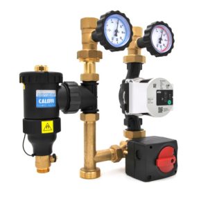 EnTEC Pumpengruppe ECO 2 MK DN 25,Dirt EX, Wilo Para, integriertem Magnetitabscheider mit Stellantrieb