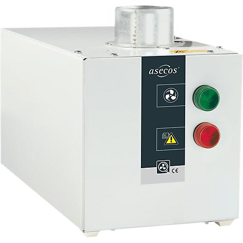 Entlüftungsaufsatz f. Hochschränke asecos, m. Abluftüberwachung, B 200 x T 400 x H 200 mm