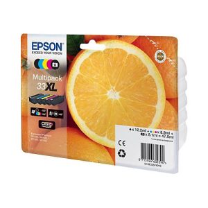 Epson 33XL Multipack – 5er-Pack – XL – Schwarz, Gelb, Cyan, Magenta, Photo schwarz – original – Tintenpatrone Epson 33XL Multipack – 5er-Pack – XL – Schwarz, Gelb, Cyan, Magenta, Photo schwarz – original – Tintenpatrone