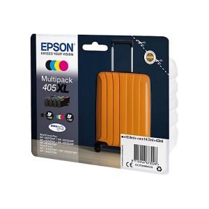 Epson 405XL Multipack – 4er-Pack – XL – Schwarz, Gelb, Cyan, Magenta – original – Tintenpatrone Epson 405XL Multipack – 4er-Pack – XL – Schwarz, Gelb, Cyan, Magenta – original – Tintenpatrone