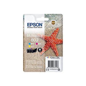 Epson 603 Multipack – 3er-Pack – Gelb, Cyan, Magenta – original – Tintenpatrone Epson 603 Multipack – 3er-Pack – Gelb, Cyan, Magenta – original – Tintenpatrone