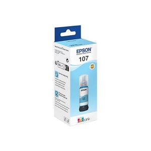 Epson EcoTank 107 – 70 ml – hell Cyan – original – Nachfülltinte – für EcoTank ET-18100 Epson EcoTank 107 – 70 ml – hell Cyan – original – Nachfülltinte – für EcoTank ET-18100