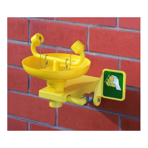 Erbstößer Augendusche AB002210 Wandmodell Auffangbecken-Kunststoff