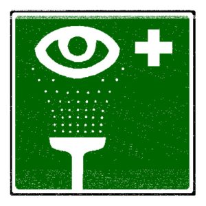 Erbstößer Photolumineszierendes Rettungszeichen Augenspüleinrichtung