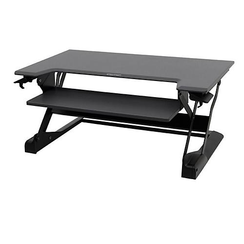 Ergotron Sitz-Steh-Schreibtisch WorkFit-TL, für 1 Monitor bis 30', höhenverstellbar, B 950 x T 640 mm, schwarz
