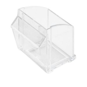 Ersatz Klappkastenbehälter für Kleinteilemagazin MultiStore, Reihengröße 9, Volumen 0,1 l, B 50 x T 42 x H 46 mm, Polystyrol, 1 St. Ersatz Klappkastenbehälter für Kleinteilemagazin MultiStore, Reihengröße 9, Volumen 0,1 l, B 50 x T 42 x H 46 mm, Polystyrol, 1 St.