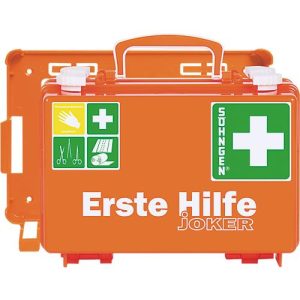 Erste-Hilfe-Koffer Quick-CD Joker, DIN 13157, 3 Ebenen, Drehverschlüsse, inkl. Wandhalterung Erste-Hilfe-Koffer Quick-CD Joker, DIN 13157, 3 Ebenen, Drehverschlüsse, inkl. Wandhalterung
