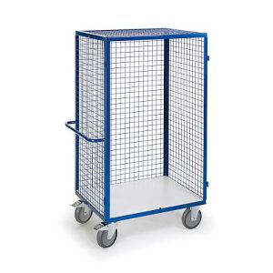 ESD-Gitter-Regalwagen, 1215 x 800 mm ESD-Gitter-Regalwagen, 1215 x 800 mm