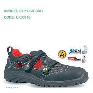 ESD-Sicherheitssandale U-Power Andree, S1P, Alukappe, Größe 41 ESD-Sicherheitssandale U-Power Andree, S1P, Alukappe, Größe 41
