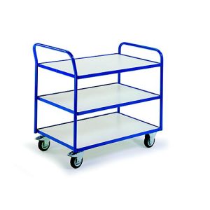 ESD-Tischwagen mit 3 Etagen, 990 x 590 mm, Tragkraft 250 kg ESD-Tischwagen mit 3 Etagen, 990 x 590 mm, Tragkraft 250 kg