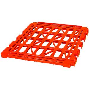Etagenboden, Kunststoff, für 3-seitige Rollbox, rot Etagenboden, Kunststoff, für 3-seitige Rollbox, rot