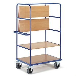 Etagenwagen, 3 Klapp-Etagen, 1200×800 mm Etagenwagen, 3 Klapp-Etagen, 1200×800 mm