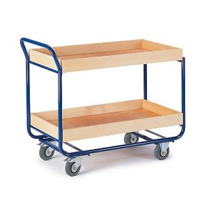 Etagenwagen, m. Hochrand, 2 Etagen, 31 kg Etagenwagen, m. Hochrand, 2 Etagen, 31 kg