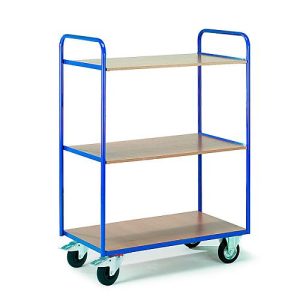 Etagenwagen mit 3 Böden, 800 x 500 mm Etagenwagen mit 3 Böden, 800 x 500 mm
