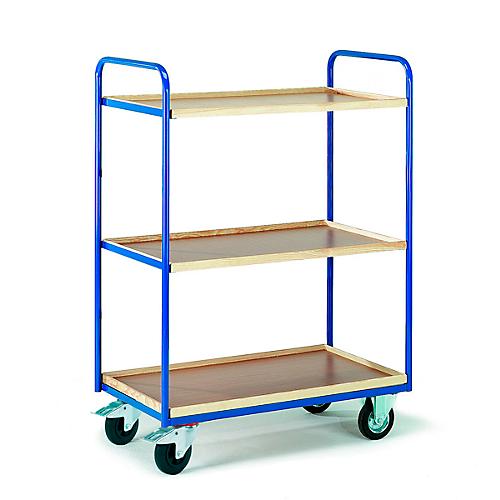 Etagenwagen mit 3 Etagenkästen, 775 x 475 mm