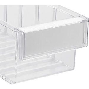 Etiketten, für Treston Schubladen Serie 3015/4015, B 120 x H 41 mm, Karton, weiß, 100 Stück Etiketten, für Treston Schubladen Serie 3015/4015, B 120 x H 41 mm, Karton, weiß, 100 Stück