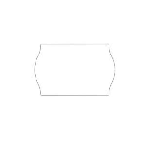 Etiketten mit Wellenrand, 26 x 16 mm, 10 Rollen, weiß (permanent)