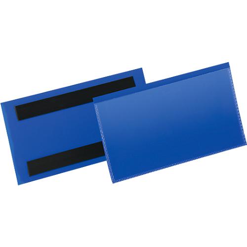 Etiketten- und Kennzeichnungstaschen B 150 x H 67 mm, 50 Stück, blau