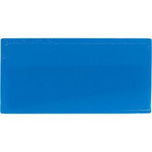 Etikettentasche Label PLUS, selbstklebend, 80×160, blau Etikettentasche Label PLUS, selbstklebend, 80×160, blau