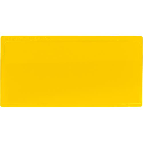 Etikettentasche Label TOP, magnetisch, 50x110, gelb