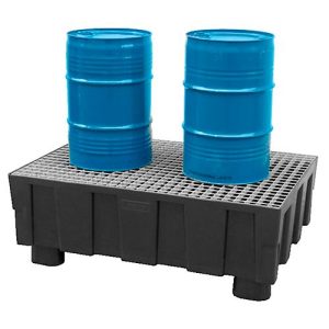 EURO-Auffangwanne 250/2 CEMO, Polyethylen, mit 4 Füßen, mit Zulassung, B 1205 x T 805 x H 430 mm, mit verzinktem Gitterrost EURO-Auffangwanne 250/2 CEMO, Polyethylen, mit 4 Füßen, mit Zulassung, B 1205 x T 805 x H 430 mm, mit verzinktem Gitterrost