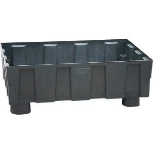 EURO-Auffangwanne 250/2 CEMO, Polyethylen, mit 4 Füßen, mit Zulassung, B 1205 x T 805 x H 430 mm, ohne Gitterrost EURO-Auffangwanne 250/2 CEMO, Polyethylen, mit 4 Füßen, mit Zulassung, B 1205 x T 805 x H 430 mm, ohne Gitterrost