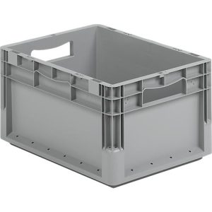 Euro Box Leichtbehälter ELB 4220, aus PP, Inhalt 20,4 L, ohne Deckel, grau Euro Box Leichtbehälter ELB 4220, aus PP, Inhalt 20,4 L, ohne Deckel, grau