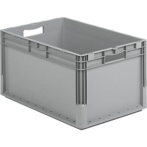 Euro Box Leichtbehälter ELB 6320, aus PP, Inhalt 64 L, ohne Deckel, grau Euro Box Leichtbehälter ELB 6320, aus PP, Inhalt 64 L, ohne Deckel, grau